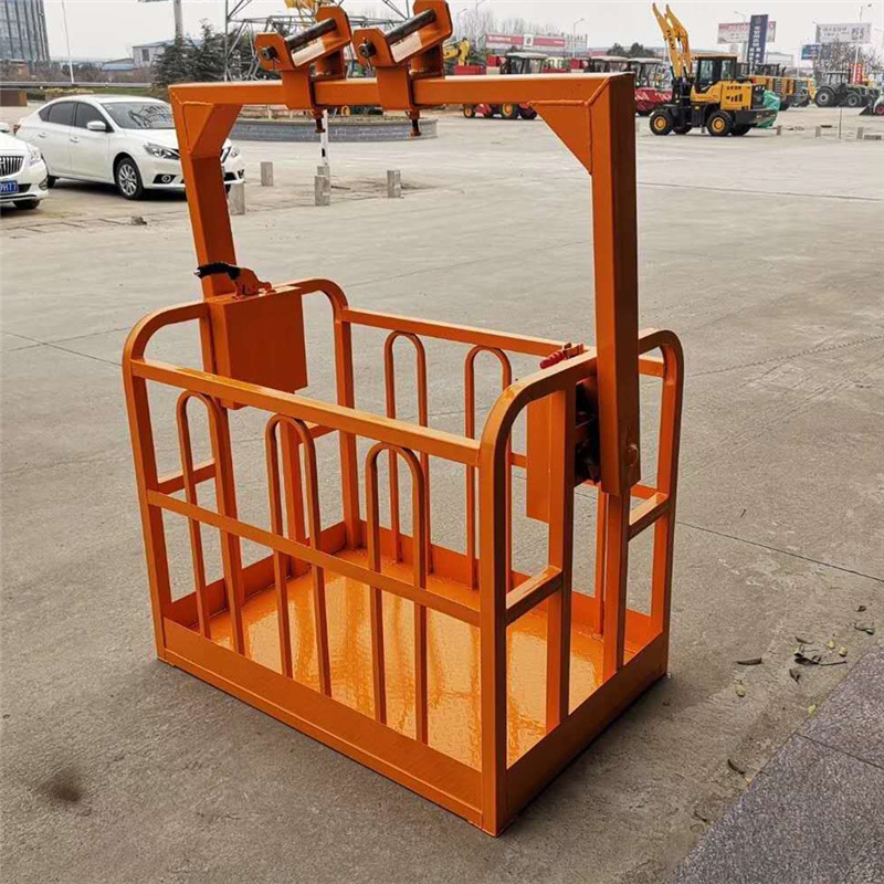 吊车外墙施工吊篮 旋转吊车吊篮 高空吊篮 高空作业吊车吊篮